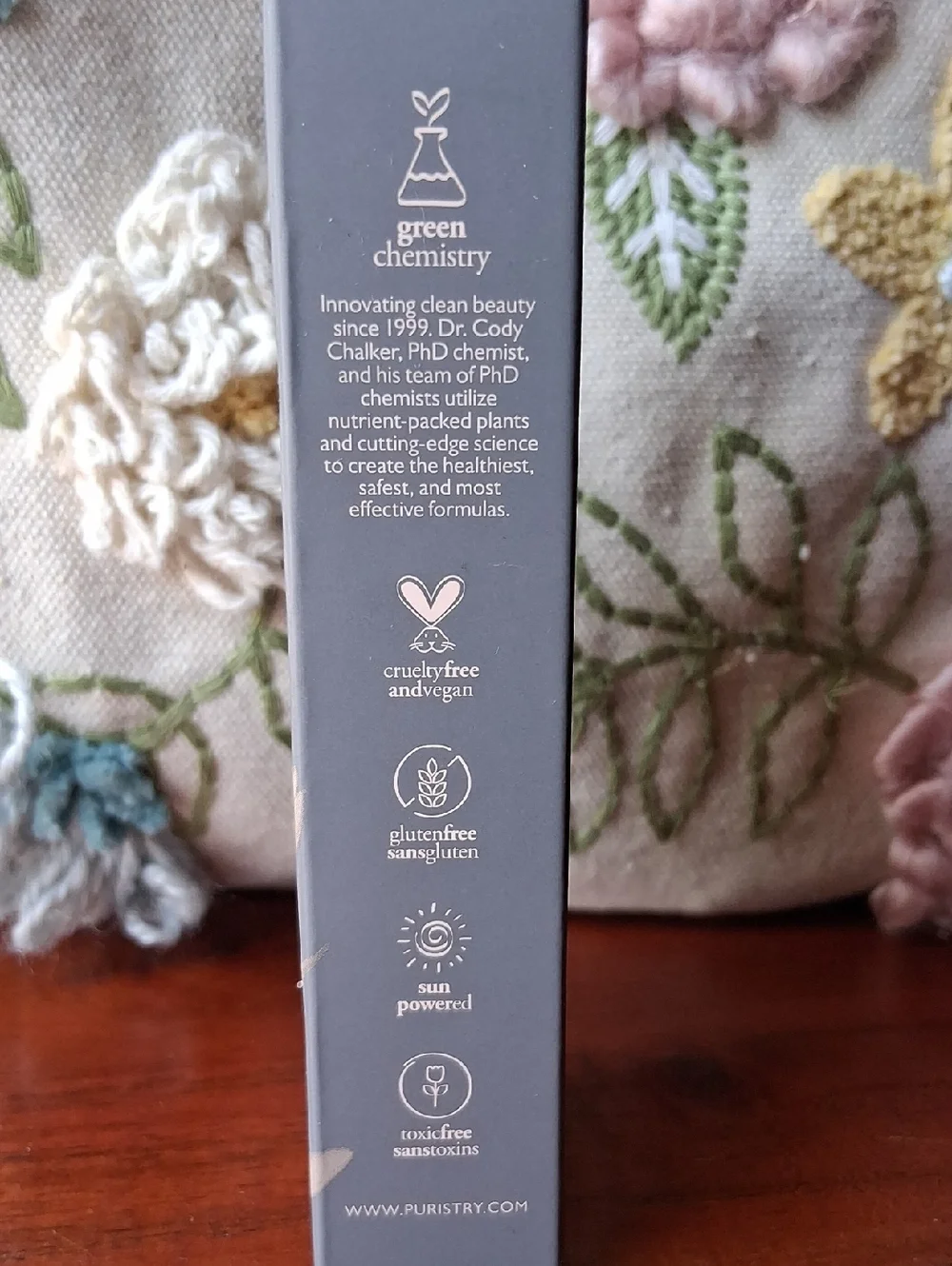 100% Pure Yerba Mate Eye Cream Puristry 0.5 Fl Oz